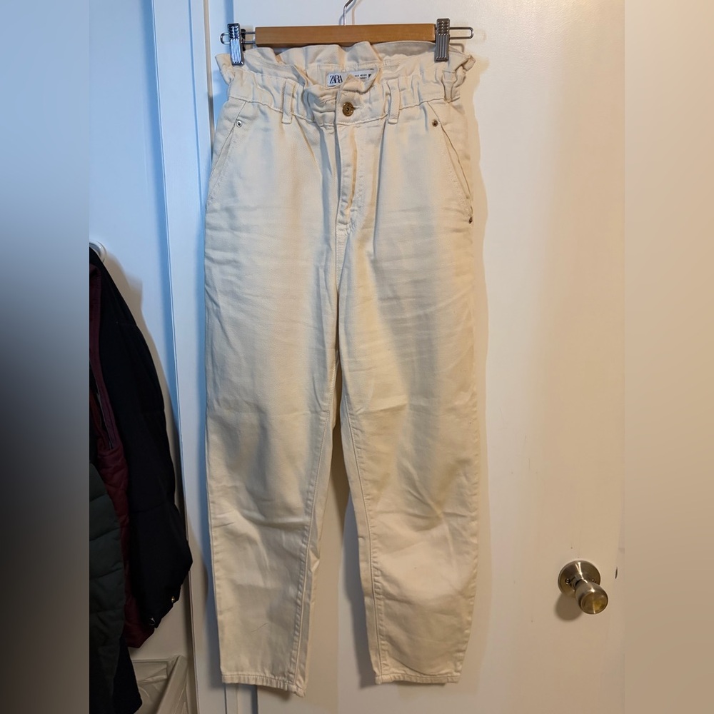 Zara Cream Trousers
